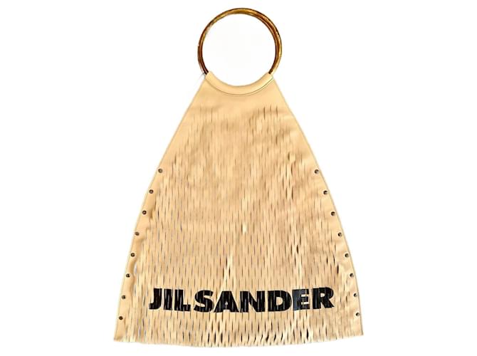 Jil Sander Handbags Beige Leather  ref.1021220
