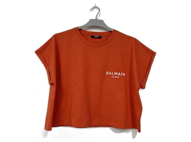 Balmain Hauts Coton Orange  ref.1021256