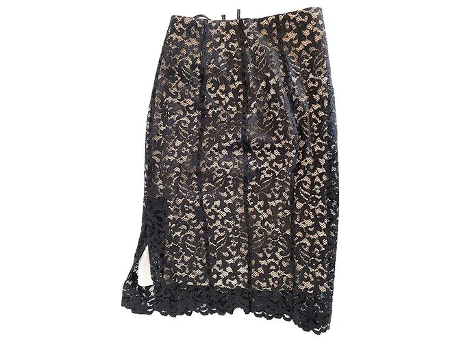 MANGANO  Skirts FR 38 Polyester Black