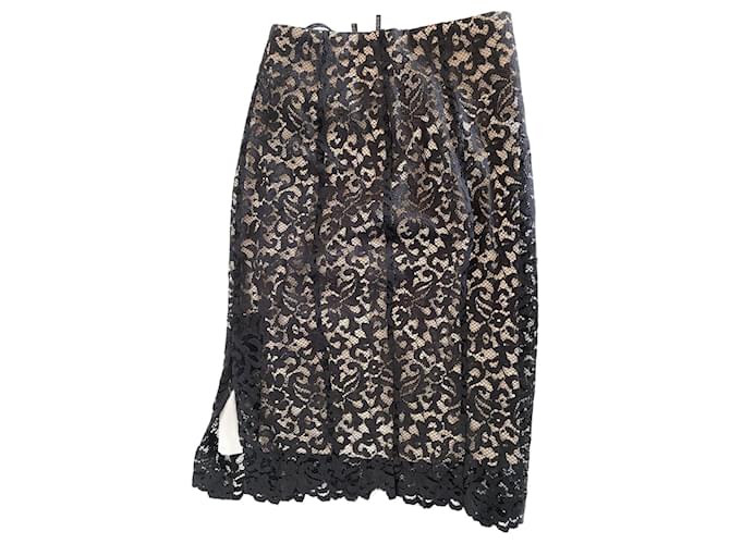 MANGANO  Skirts FR 38 Polyester Black  ref.1021311