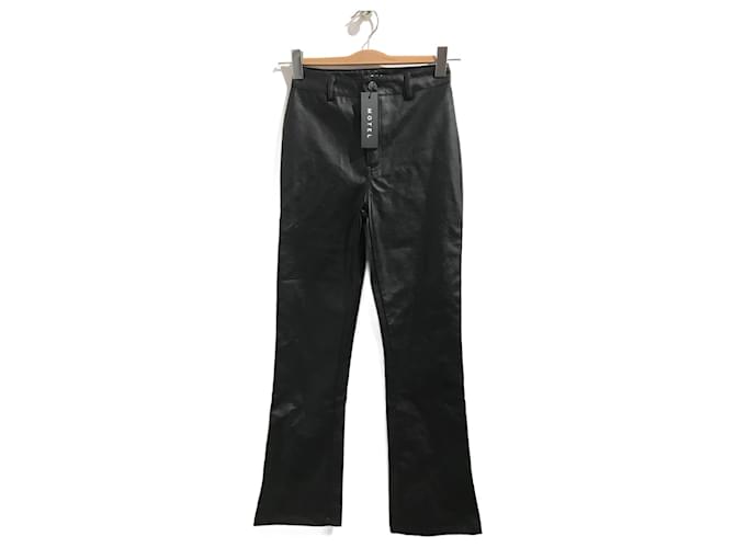 Autre Marque MOTEL  Trousers T.International XXS Synthetic Black  ref.1021328