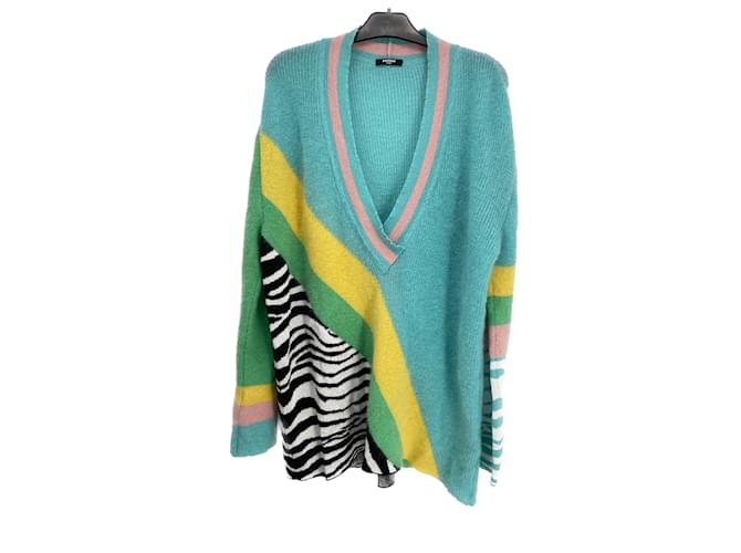 BALMAIN  Knitwear & sweatshirts T.International M Wool Multiple colors  ref.1021436
