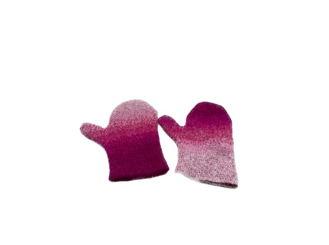 Claudie Pierlot ERL  Gloves T.International M Wool Pink  ref.1021454