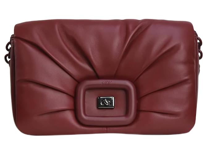 Roger Vivier - Viv' Choc Bag in Leather, Black, Handbags