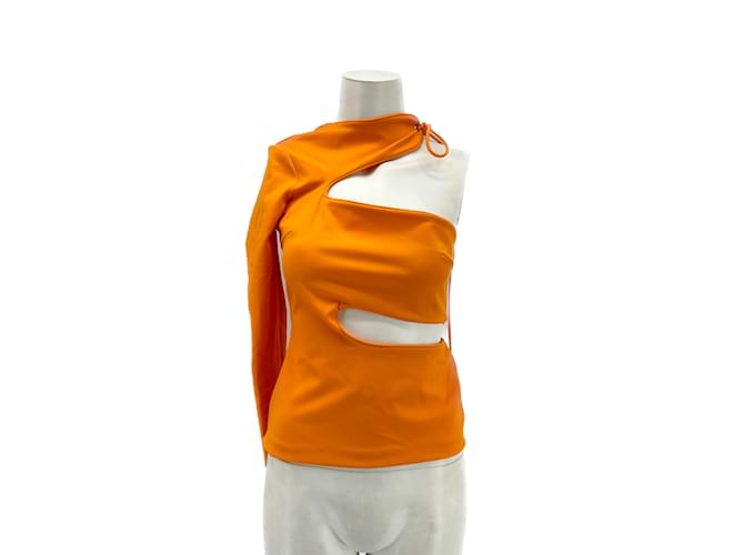 Autre Marque TYLER MCGILLIVARY  Tops T.International S Polyester Orange  ref.1021528