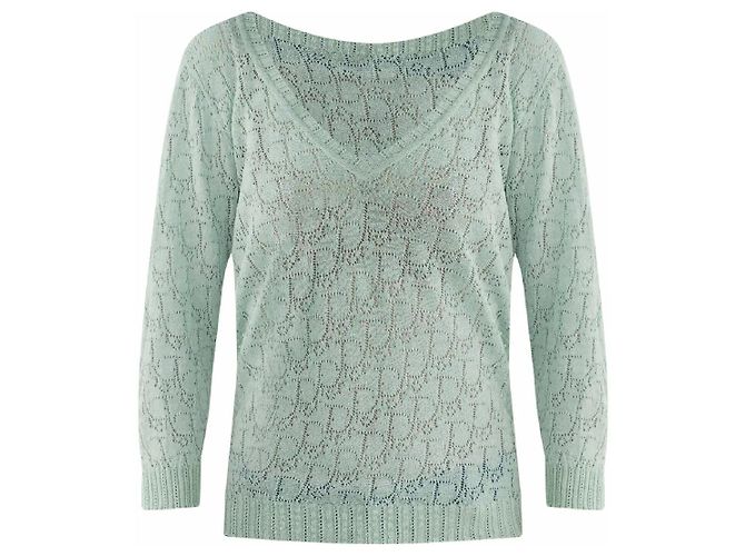 Christian Dior und John Galliano 2006 Pullover mit Logo-Perforation