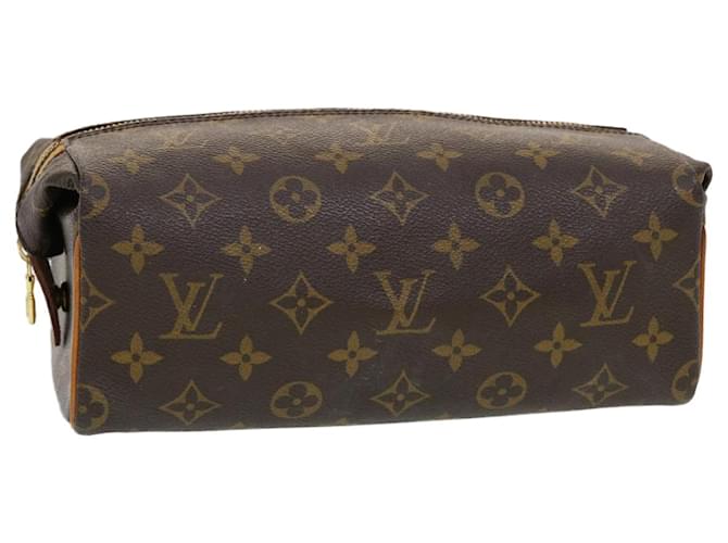 LOUIS VUITTON Monogram Trousse Patte Pression Kosmetikbeutel M47636 Auth 43611 Monogramm Leinwand  ref.1022318