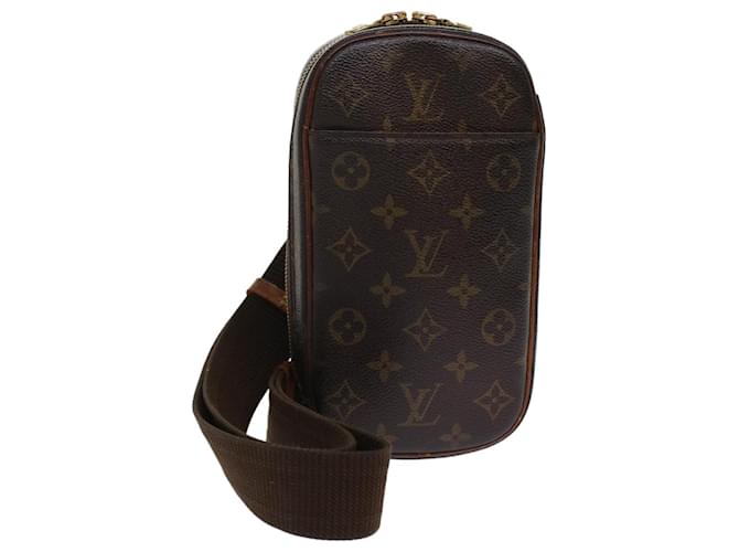 LOUIS VUITTON Monogram Pochette Gange Shoulder Bag M51870 LV Auth 49702 Cloth  ref.1022377