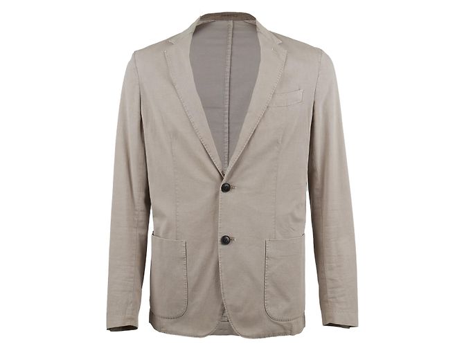 Blazer beige in cotone Dondup