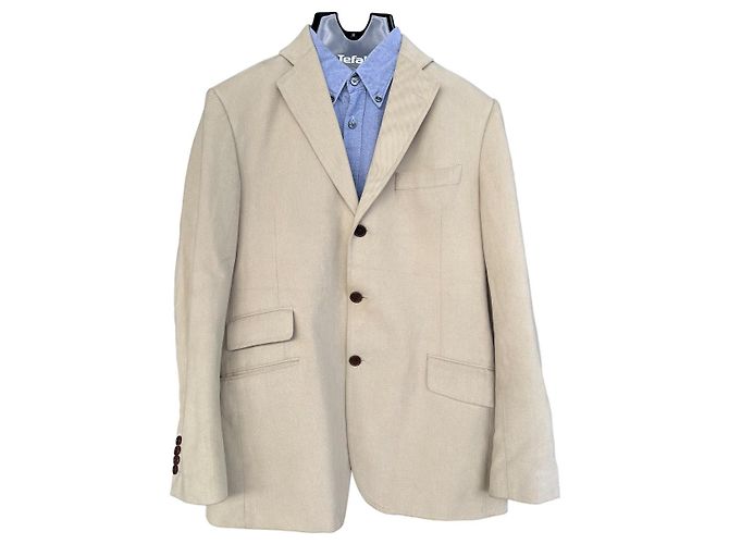 Blazer Hackett London in cotone beige