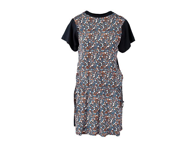 Louis Vuitton Kleid mit Paisley-Print Schwarz