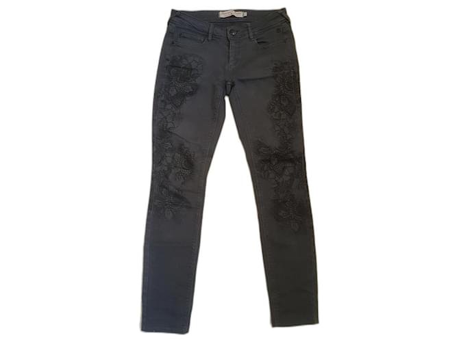 Freeman Porter Pants, leggings Grey Cotton  ref.1022767