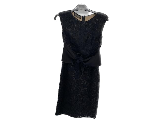 GIAMBATTISTA VALLI  Dresses T.IT 40 Lace Black  ref.1022849