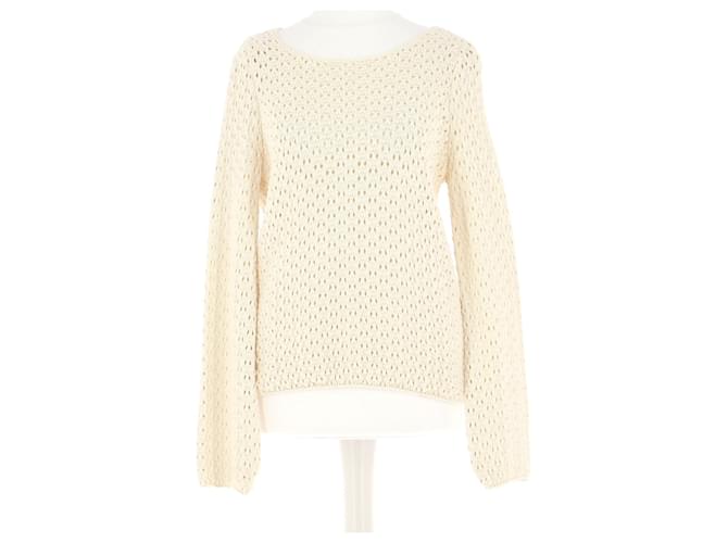 Ba&Sh sweater Cream Cotton  ref.1023010