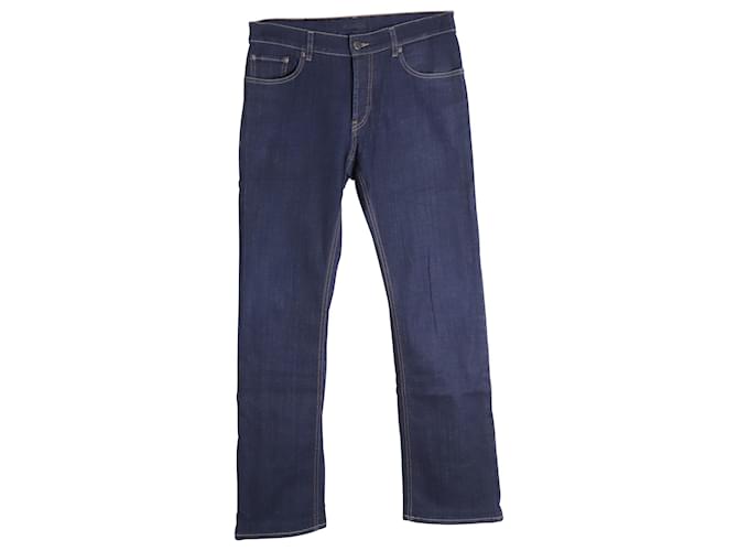 Prada Jeans em Algodão Azul Escuro  ref.1023030