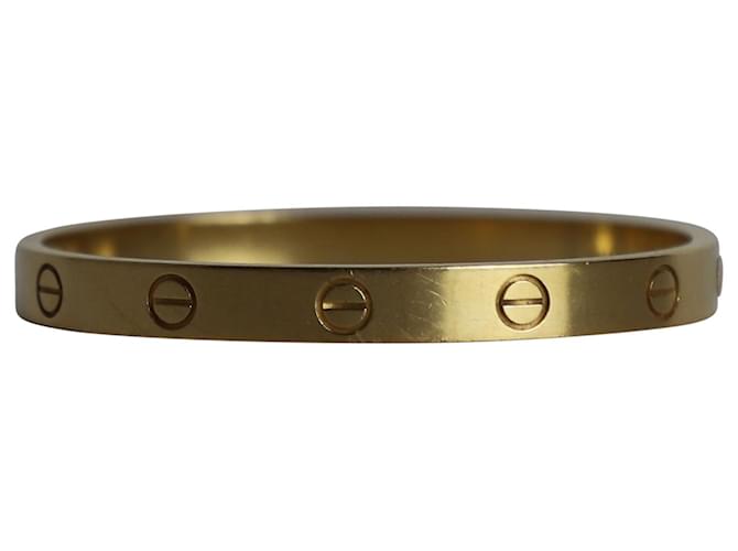 Cartier Love-Armband in 18K Gelbgold Golden Metall  ref.1023087