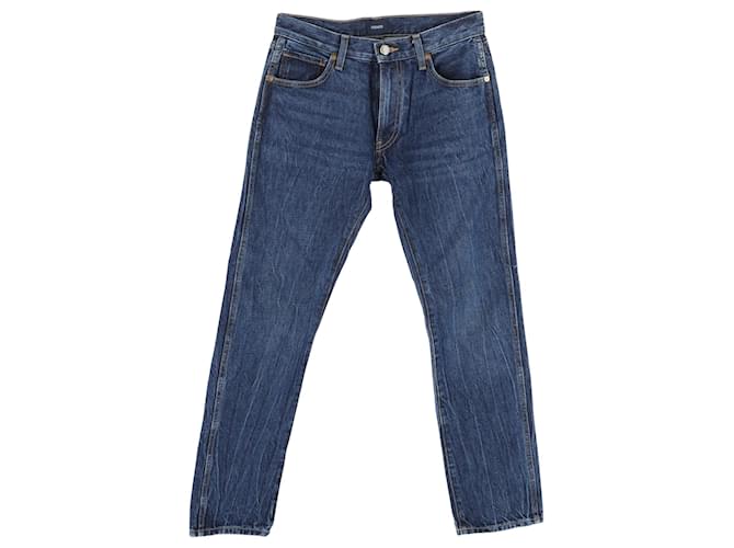 Jeans denim slim fit Khaite in cotone blu  ref.1023160