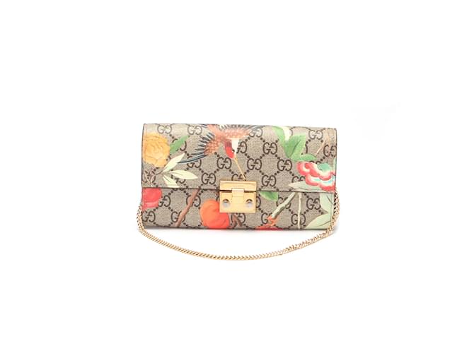 Gucci GG Supreme Tian Padlock Wallet on Chain Multiple colors