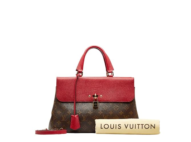 Louis Vuitton Venus Bag Leather/Monogram Canvas Red Year 2016