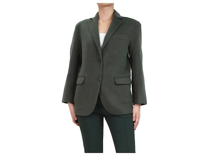 Anine Bing Green cashmere blend blazer - size XXS Wool ref.JC1023373 (Sold)  - Joli Closet