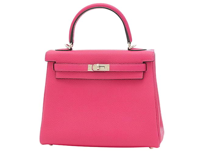 Hermès hermes kelly Pink Leather  ref.1023455