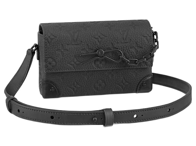 Louis Vuitton LV Steamer Wearable Wallet Black Leather  ref.1023486