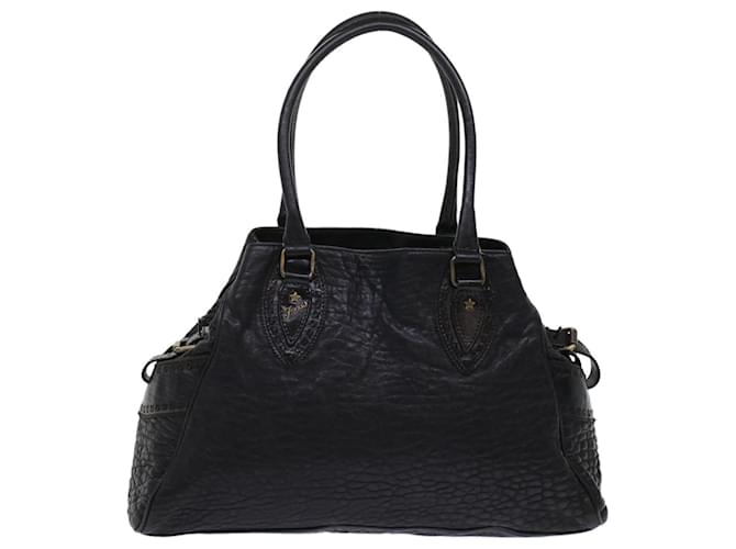 FENDI Shoulder Bag Leather Black Auth bs6922  ref.1023638
