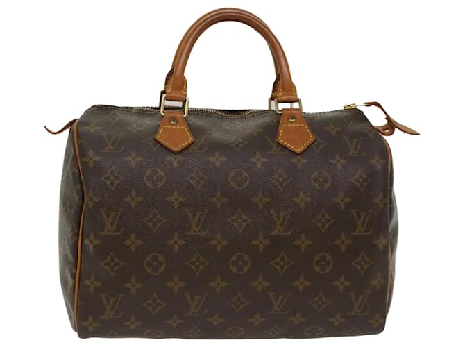 Louis Vuitton Monogram Speedy 30 Hand Bag M41526 LV Auth ep1236