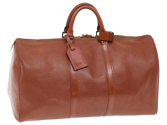 Vintage Louis Vuitton Monogram LV Keepall 50 handbag Browns Duffle