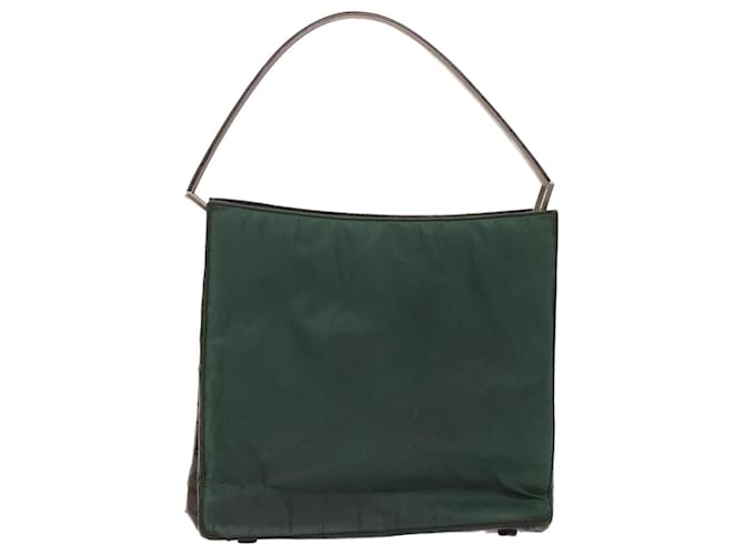 PRADA Shoulder Bag Nylon Green Auth bs7093  ref.1023718