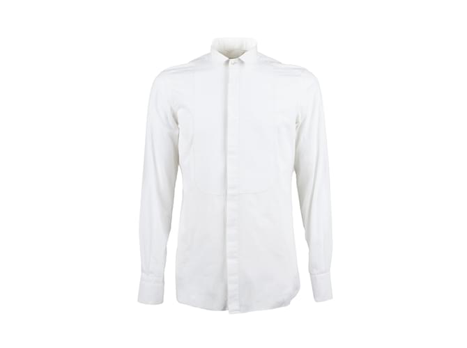 Autre Marque Camisa de esmoquin Diluca Blanco Algodón  ref.1023745