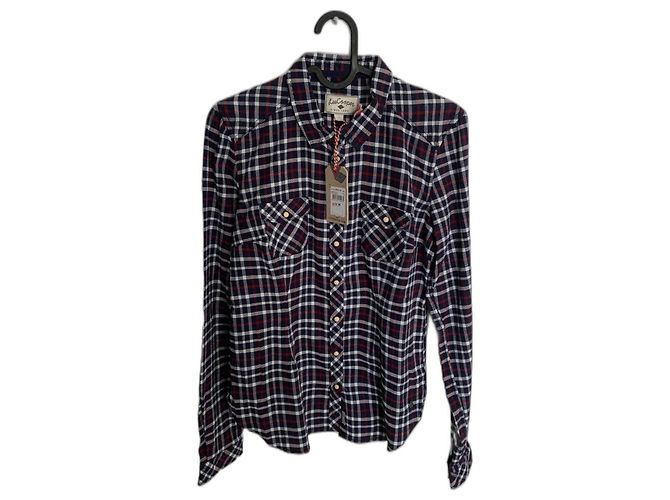 Autre Marque Camicia a quadri Lee Cooper Blu Cotone S Multicolore