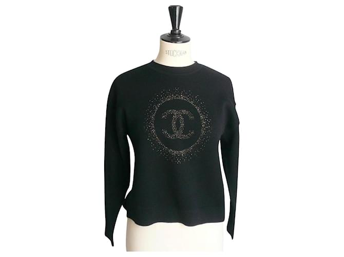 Fake Chanel Sweatshirt, Poly cotton blend, Made in