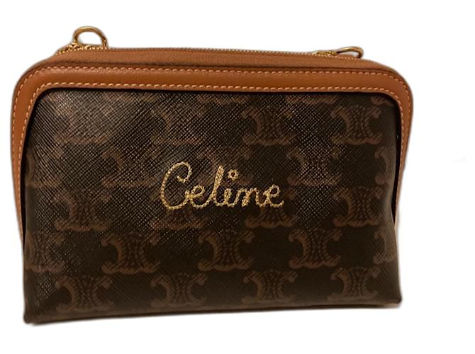 Céline Clutch bags Black Leather  ref.1023885