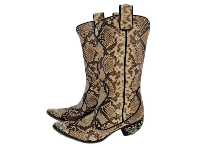 Vicini Python-Stiefel 38,5 Grau