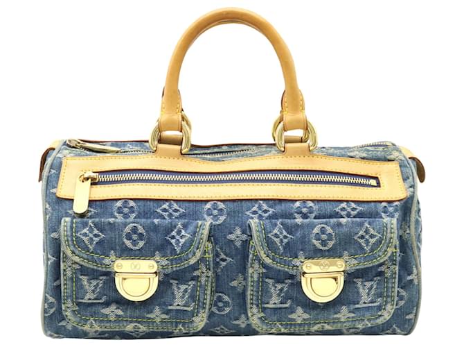 Auth Louis Vuitton Monogram Denim Neo Speedy M95019 Women's