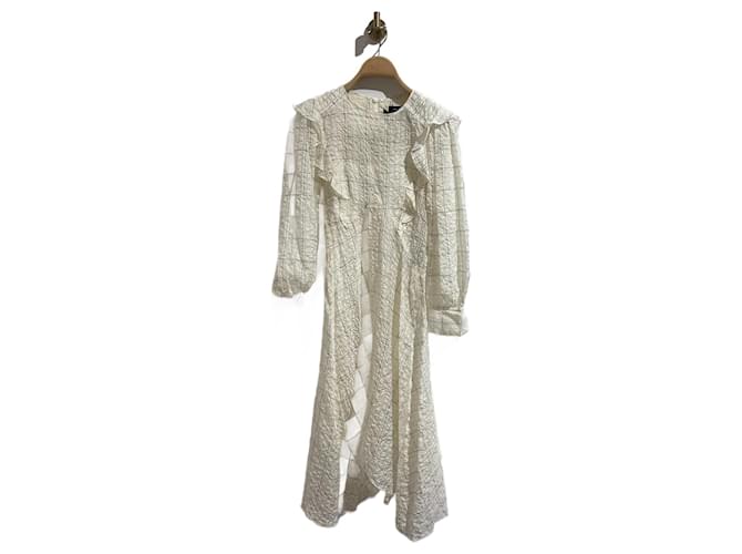 ISABEL MARANT Robes T.International XS Synthétique Blanc  ref.1024011