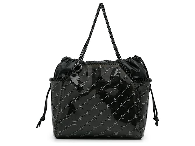 Stella Mc Cartney Schwarze Falabella-PVC-Tasche von Stella McCartney Kunststoff  ref.1024160