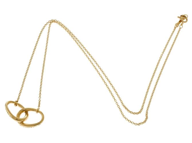 Tiffany & Co lined loop Golden Yellow gold  ref.1024218