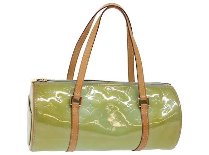 LOUIS VUITTON GREEN PATENT VERNIS PAPILLON BAG