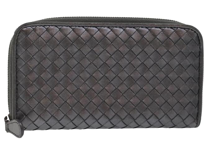 Bottega Veneta Intrecciato Preto Couro  ref.1024258