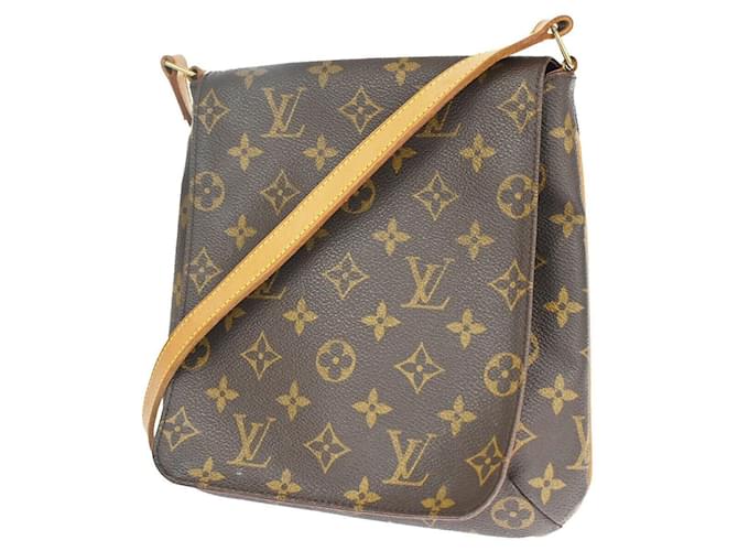 Louis Vuitton Musette Salsa Brown Cloth  ref.1024263