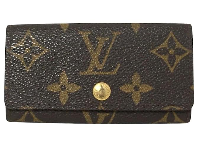 Louis Vuitton Multiclés 4 Brown Cloth  ref.1024336
