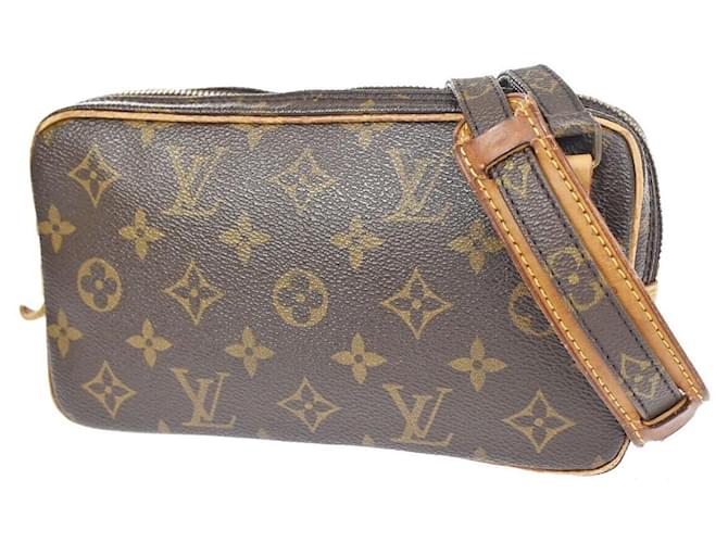 Louis Vuitton Marly Brown Cloth  ref.1024392
