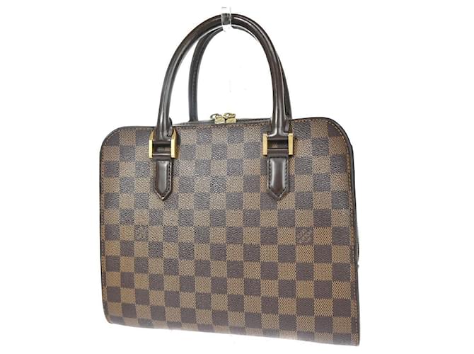 Louis Vuitton Triana Brown Cloth  ref.1024748