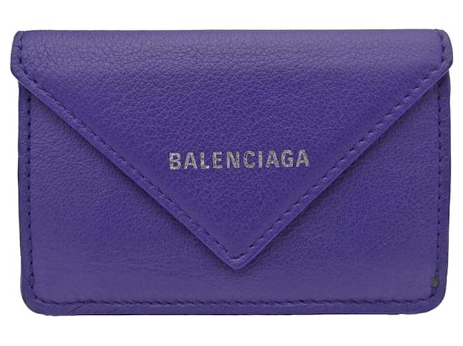Everyday Balenciaga Papier Lila Leder  ref.1024780