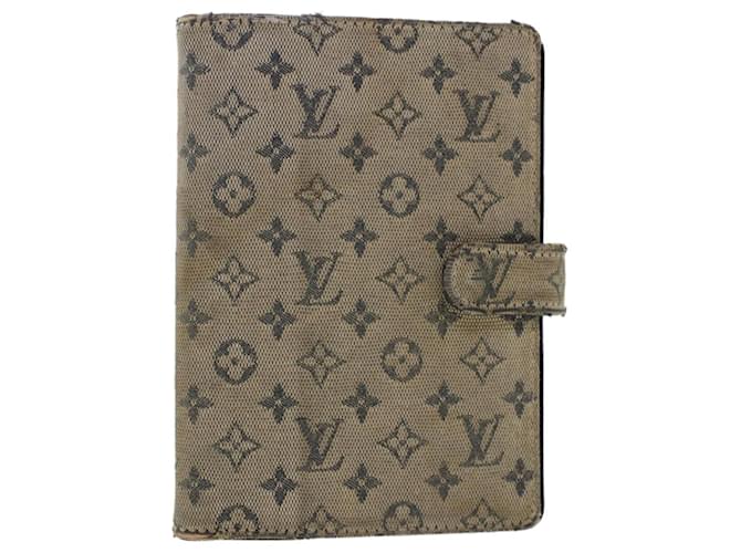 LOUIS VUITTON Monogramm Mini Agenda PM Tagesplaner Cover Blau R.20910 Auth 49378  ref.1024885