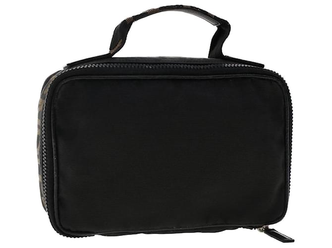 FENDI Hand Bag Nylon Black Auth fm2555  ref.1024921
