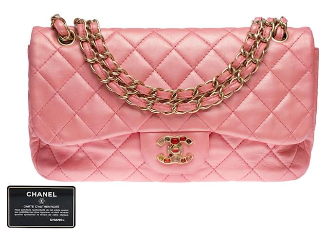 Sac Chanel Timeless/Clássico em couro rosa - 101323  ref.1025219