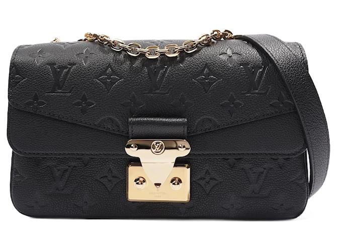 Handbags Louis Vuitton Louis Vuitton Marceau Bag Black Empreinte Leather